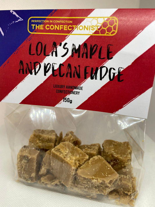 The Confectionist's Lola's Maple & Pecan Fudge 125g
